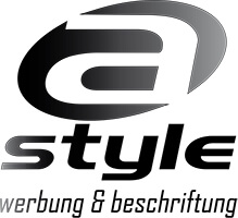 Sponsor A Style Werbung und Beschriftung